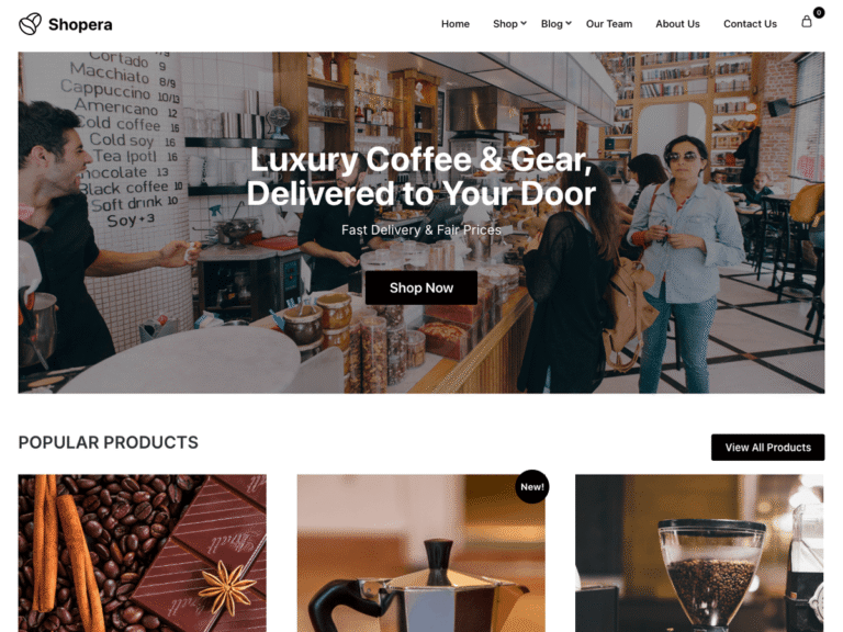Shopora Ecommerce