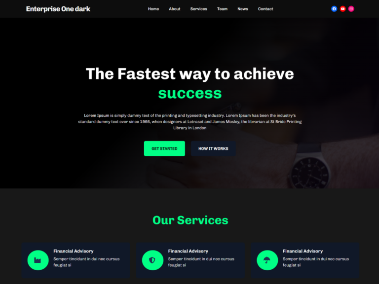 Enterprise One Dark