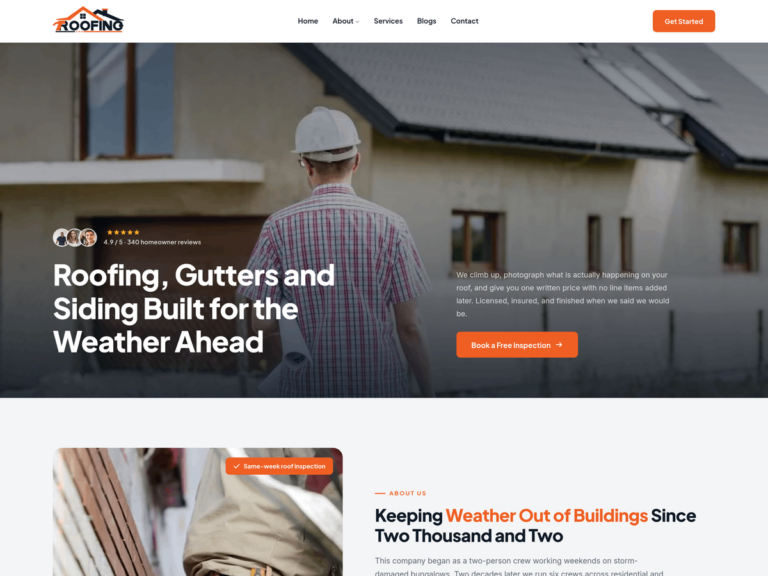 Roofing Maintenance Company
