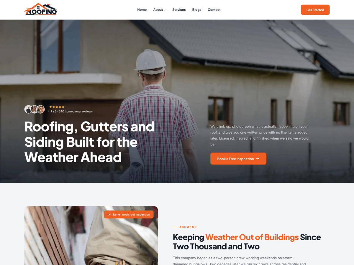 Roofing Maintenance Company